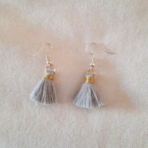 Cloud Gray Earrings