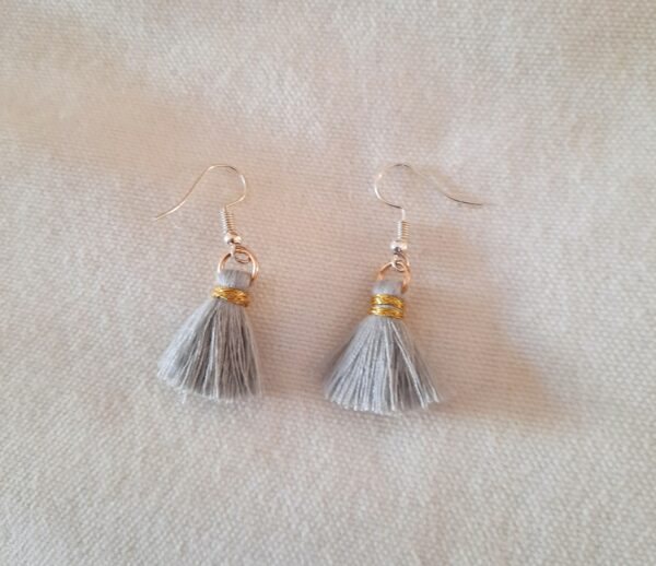 Cloud Gray Earrings