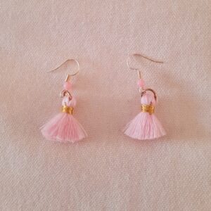 Flamingo Pink Earrings