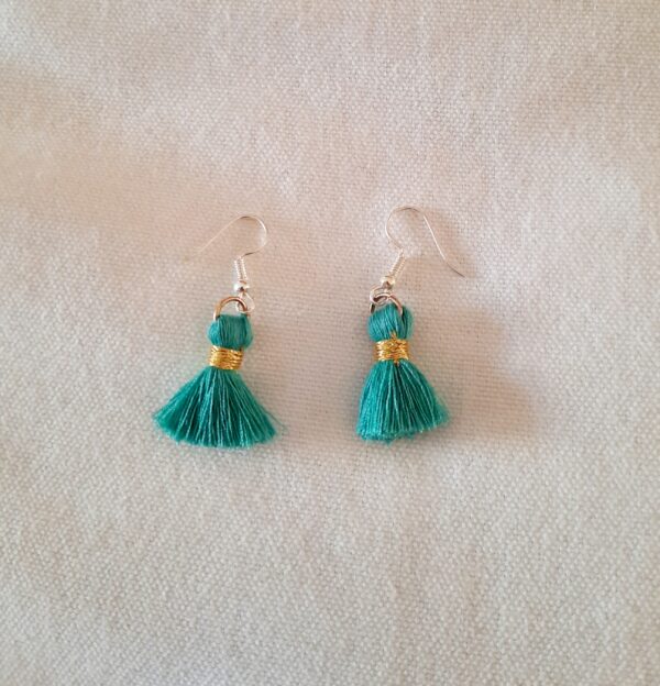 Pine Shine Green Earrings
